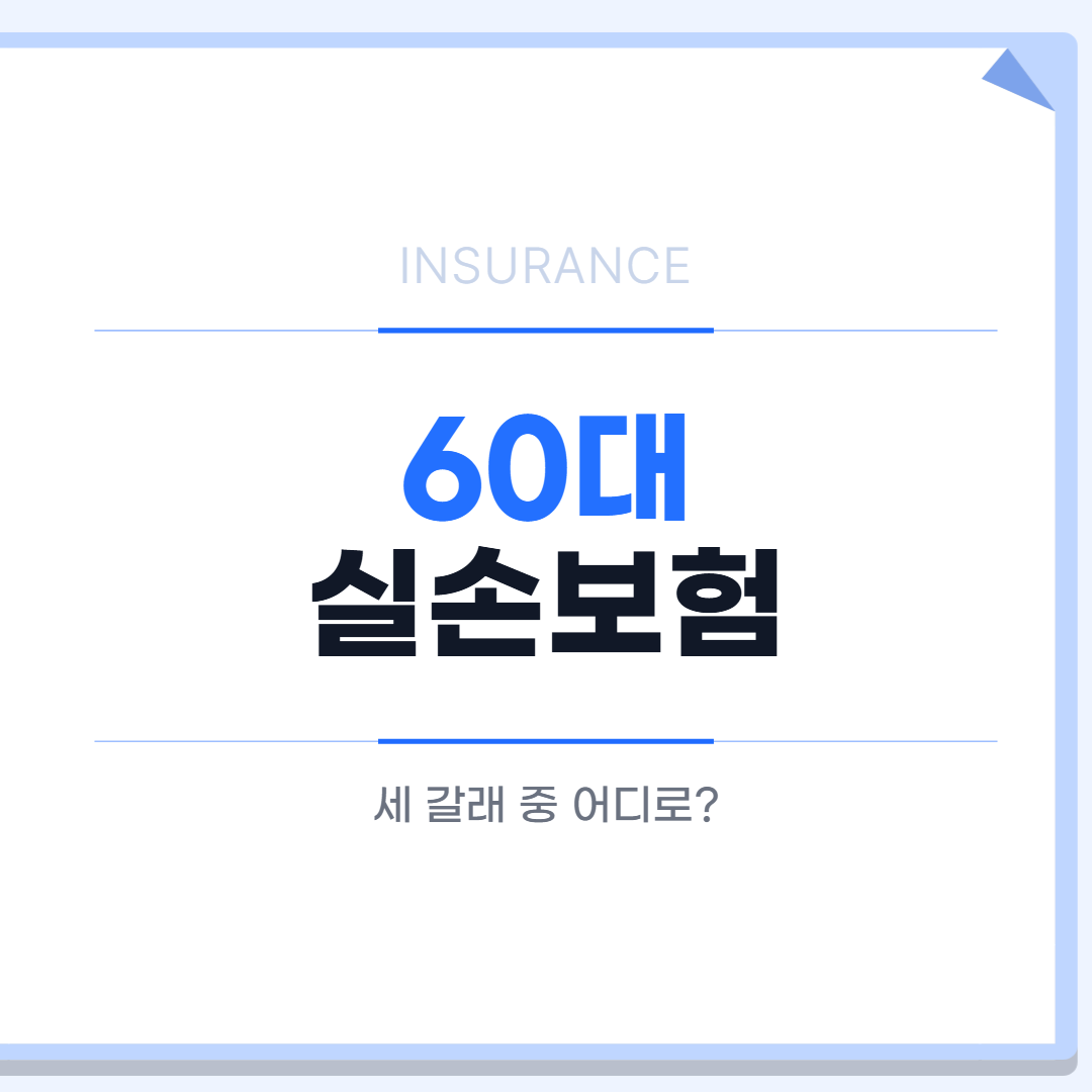 60대 실손보험 대표 이미지